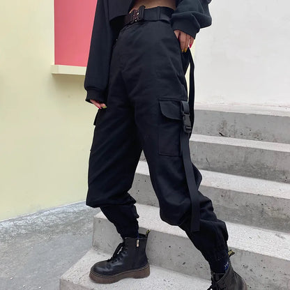 Cargo Pants Women Elastic
