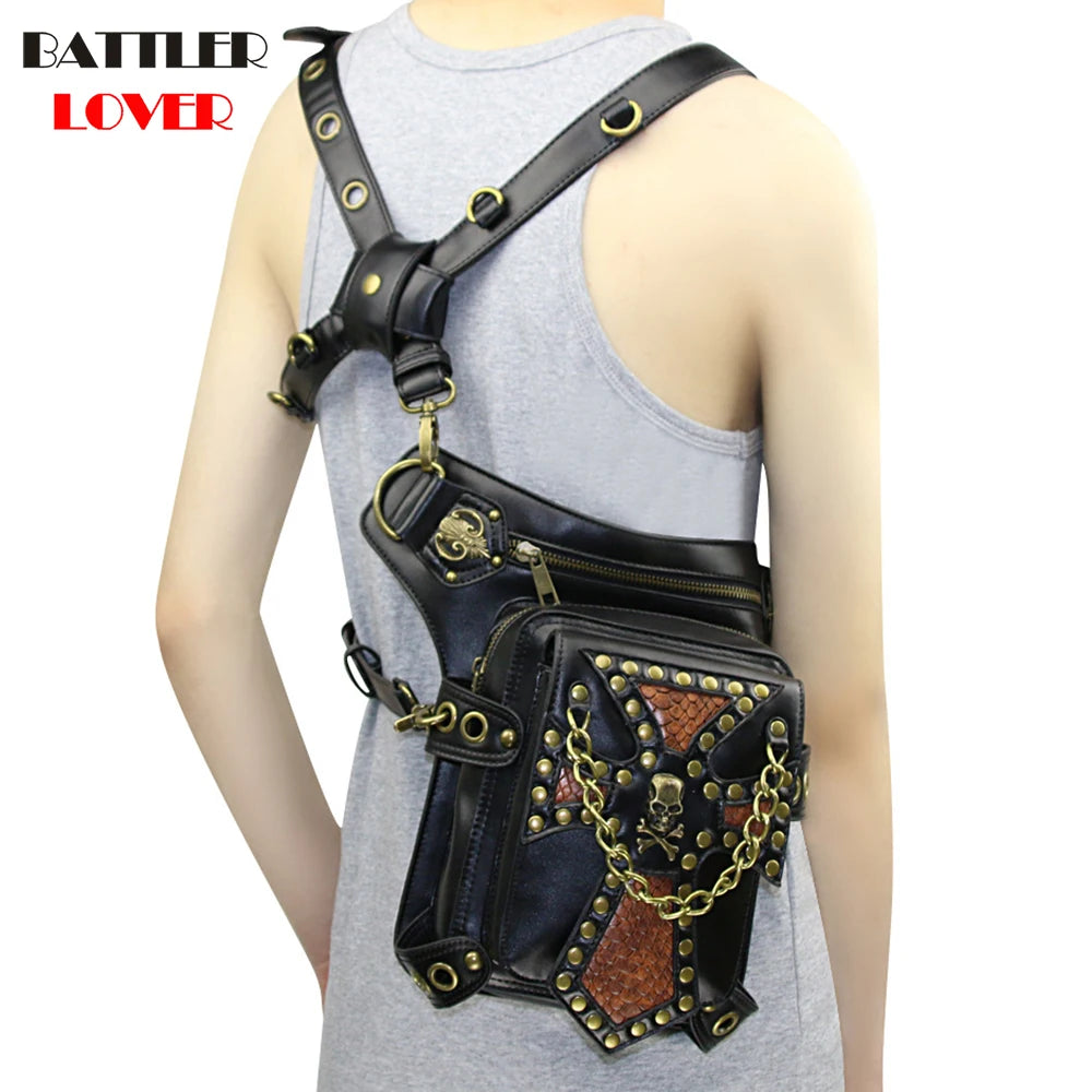 New Punk Rock Motorcycle Bag For Women