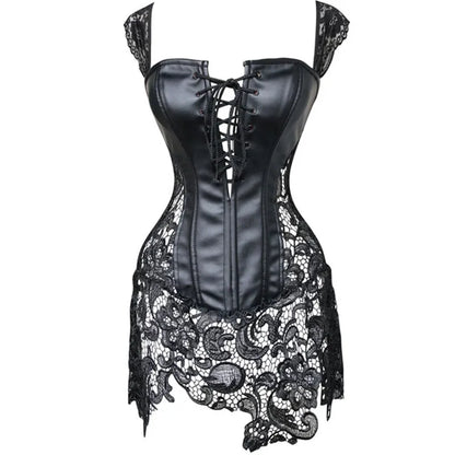 Product Name: Curvy Gothic Steampunk Lace-Up Corset