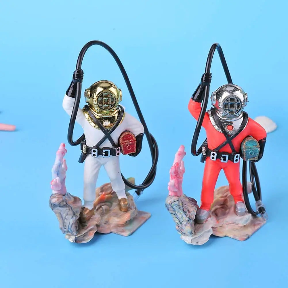 Underwater Animation Landscape Diver Treasure Hunt Man