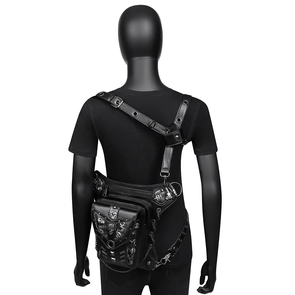 New Punk Rock Motorcycle Bag For Women