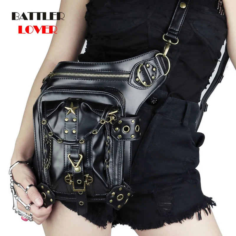 New Punk Rock Motorcycle Bag For Women