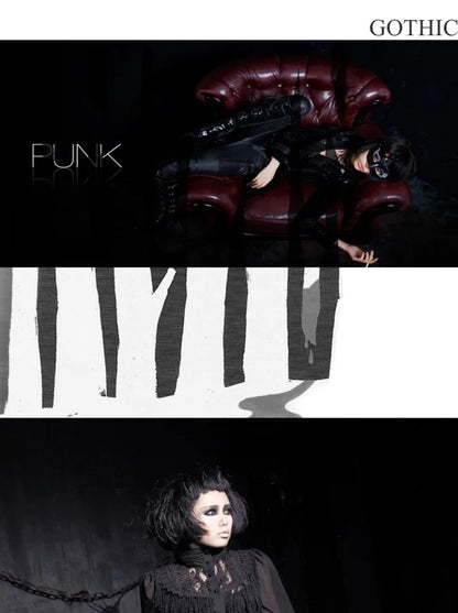 Name: Gothic Stretch Leggings - Punk Rave K144