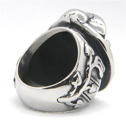 Punk Skull Pirate Ring - Stainless Steel Legend