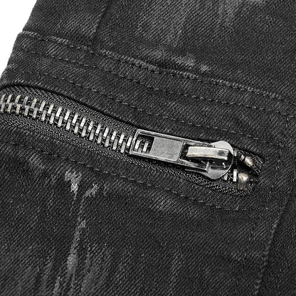 Punk Rave Men's Gothic Patchwork Trousers