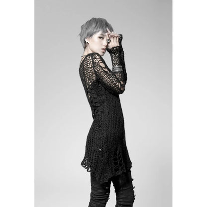 Black Shirt Top Steampunk pullover