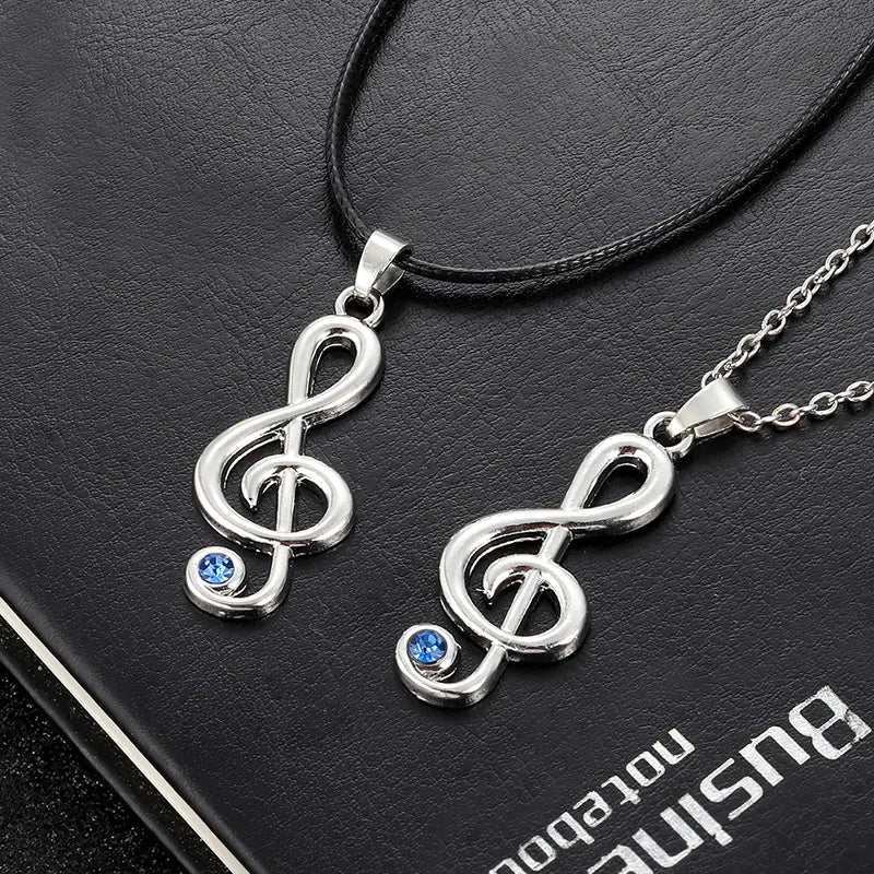 Melody Pendant: Elegant Note Necklace for Her