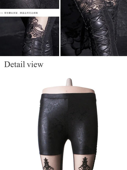 Name: Gothic Stretch Leggings - Punk Rave K144