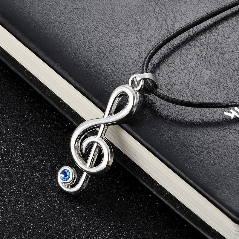 Melody Pendant: Elegant Note Necklace for Her