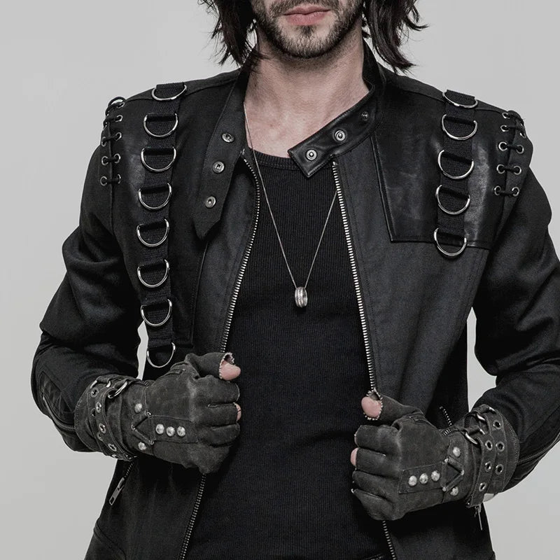 Gladiator Steampunk Fingerless Gloves