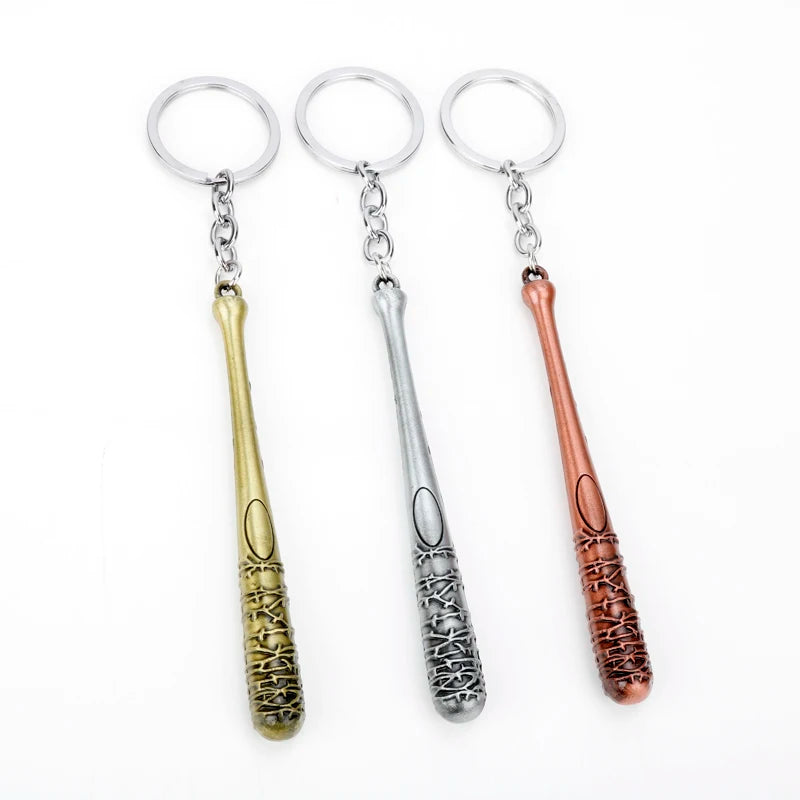 Lucille Keychain: Walking Dead Bat & Ball Pendant