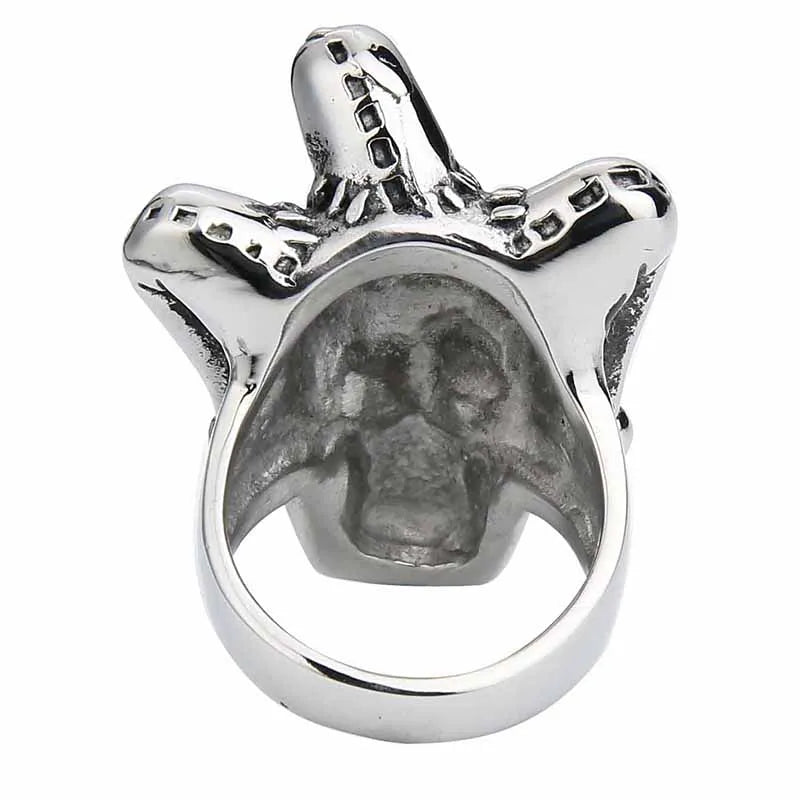 Jewelry Gothic Joker Skull Ring