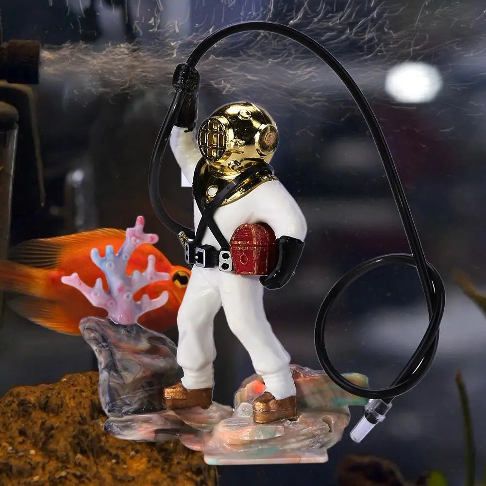 Underwater Animation Landscape Diver Treasure Hunt Man