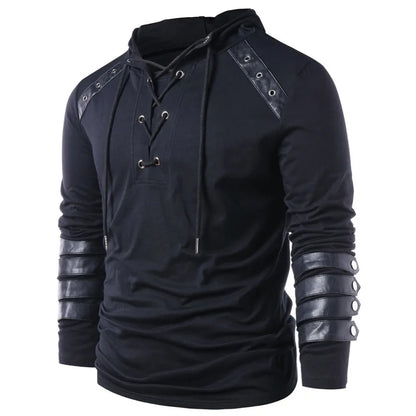 Men's Gothic Steampunk Hoodie Shirts
