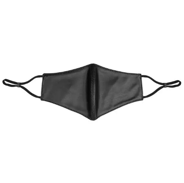 Men Women's natural sheepskin leather mask