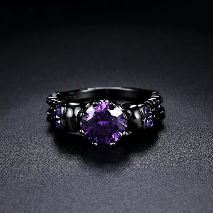 Retro Punk Skull Gothic Ring For Women