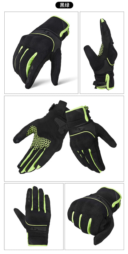 LS2 Touch Xtreme: Unisex Riding Gloves, Full Finger