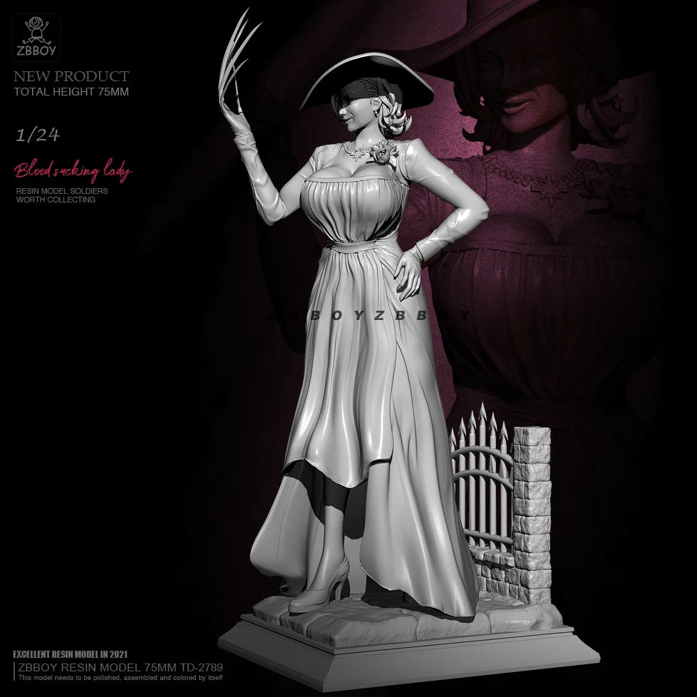Resident evil lady figure