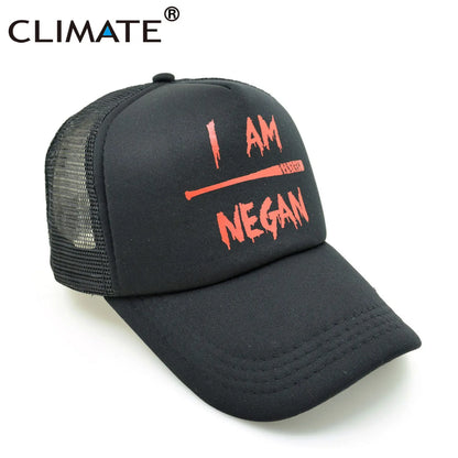 Negan's Cool Mesh Trucker Cap - Eco-Friendly Style