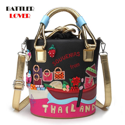 Lady Pockets Retro Messenger Bags