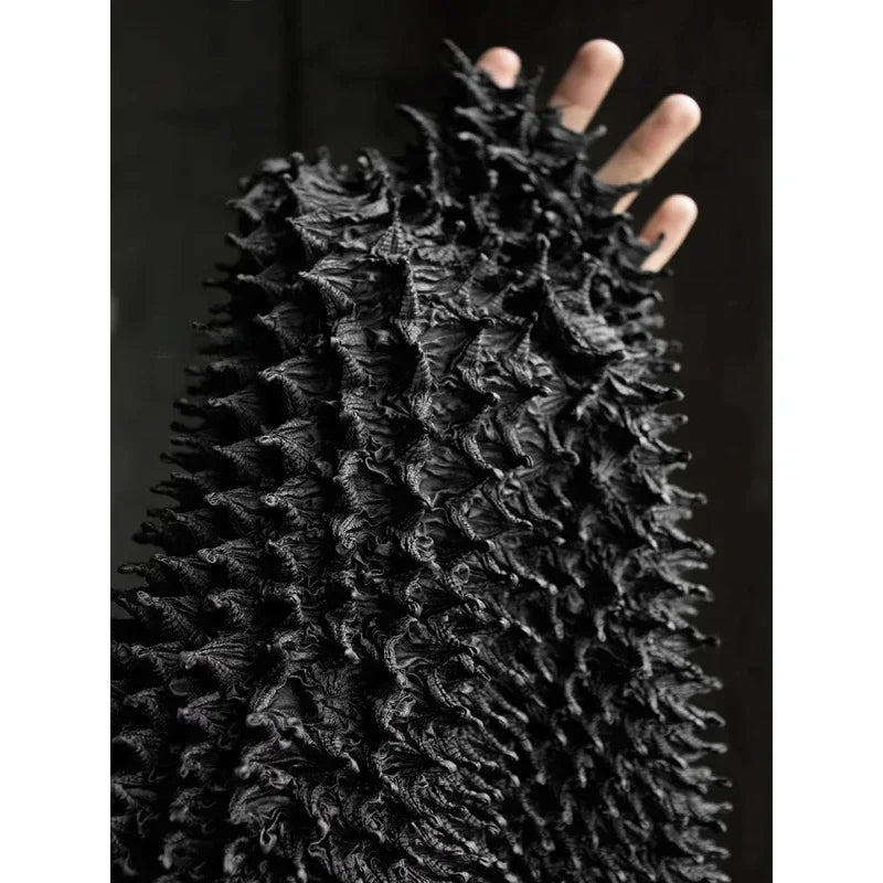 Hedgehog Elegance: 3D Handmade Designer Fabric Bag