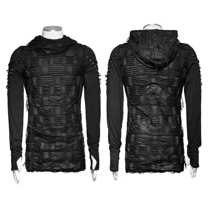 Punk Vibe Gothic Hoodie: Streetwear for Individualists