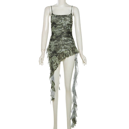 Nibber Summer Sisters Chic Tassel Mini Dress