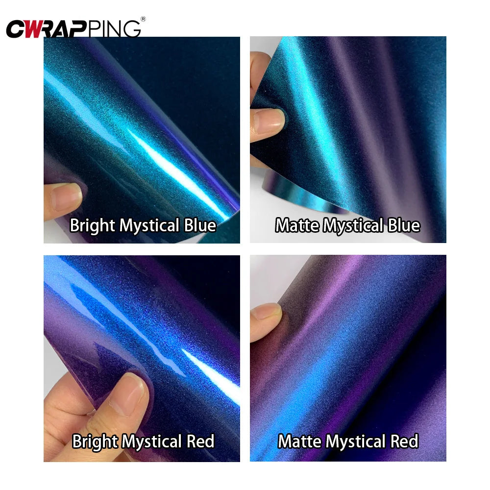 Chameleon Wraps: Glossy Matte Motorcycle Stickers
