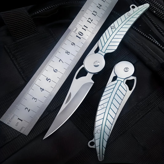 Compact Stainless Steel Folding Utility Knife
