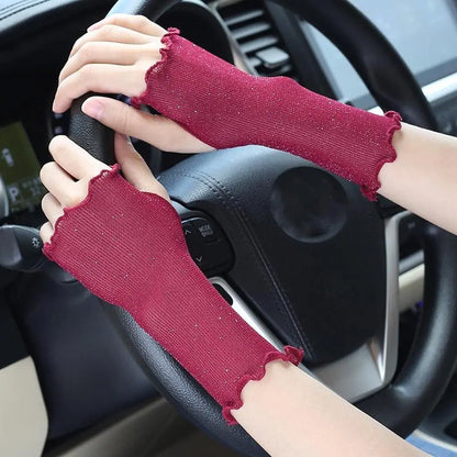 Mystic Mesh Anti-UV Cycling Gloves for Women