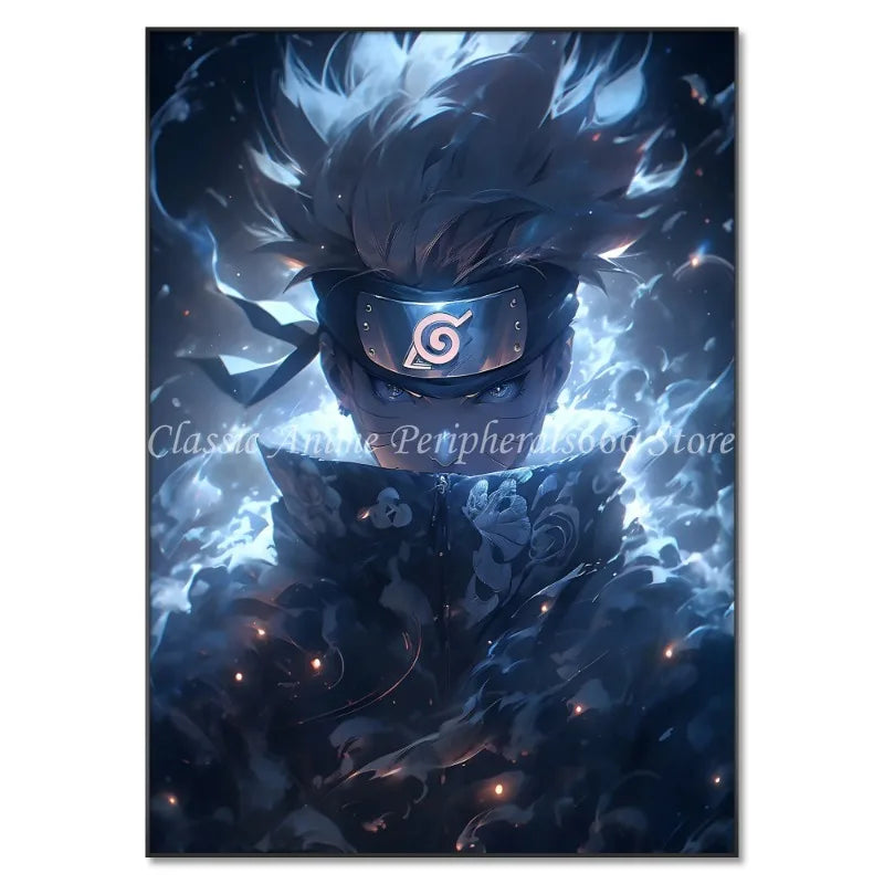 Naruto Kakashi Vibrant Anime Wall Art Poster