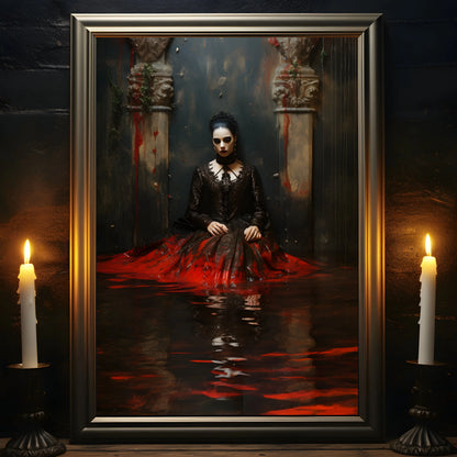Victorian Spook: Dark Canvas Art for Eerie Homes