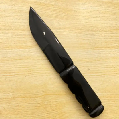 Obsidian Dagger: Healing Protection Talisman Knife