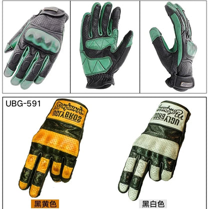 Retro Racer Touchscreen Gloves - Spring & Summer
