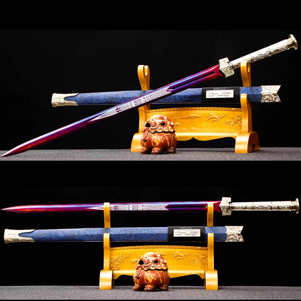 Elegant Han Sword - 40” Antique Steel Edge Blade
