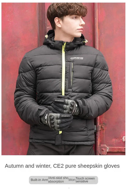 Komine GK-856 Sheepskin CE2 Motorcycle Gloves