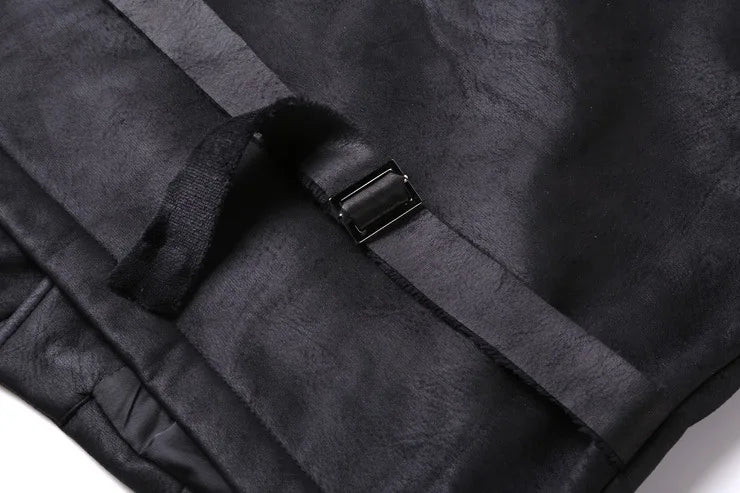 Vintage Suede Slim Fit Men's Vest