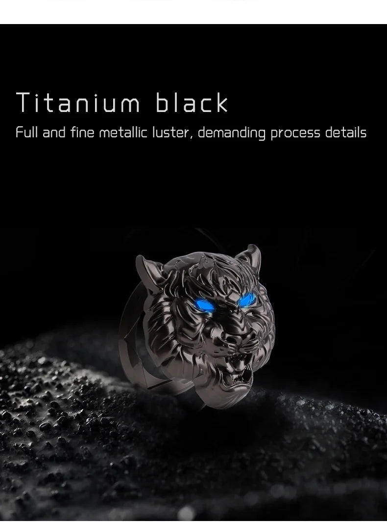 Ignition Bling: Metal Button Cover for Stylish Interiors