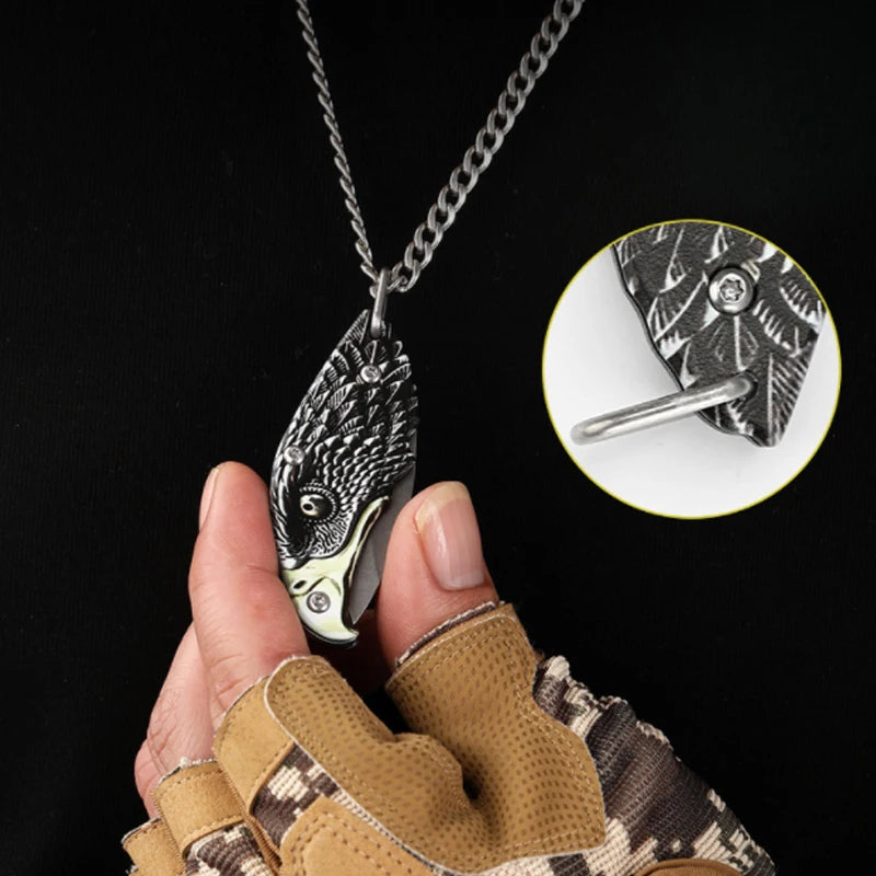ZipperKey Mini: Compact Steel Folding Knife Tool