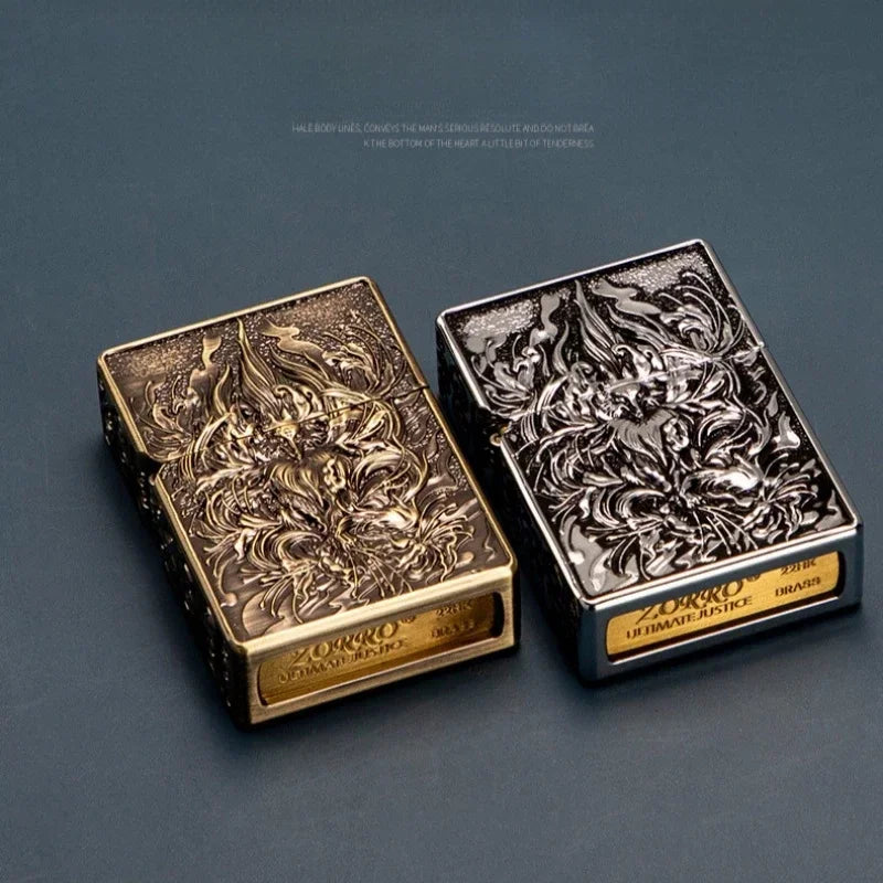 ZORRO Lux Fox Armor Kerosene Lighter Sculpture