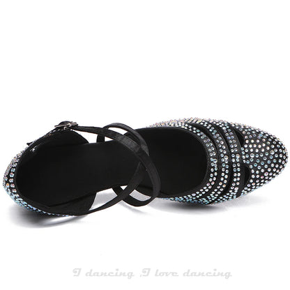 Women Dance Shoes Latin Salsa Ballroom Shoes Latin High Heels Girl Tango Boots Party Shoes Ladies  Jazz Shoes 2023 JuseDanc