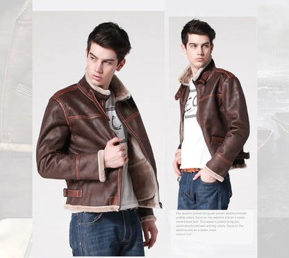 Biohazard Resident 4 Leon S Kennedy Costume Leather Coat