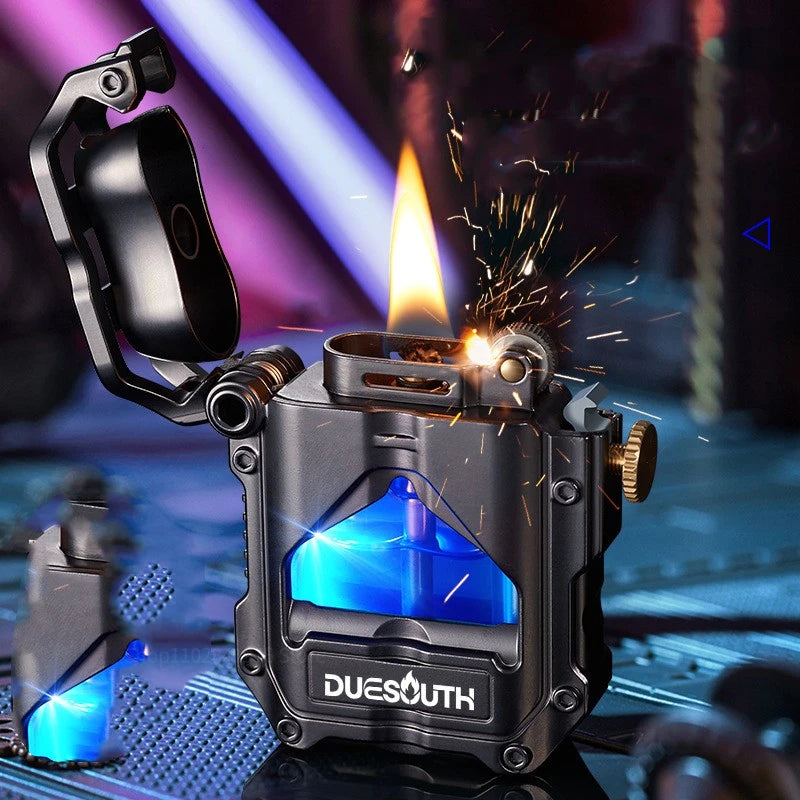 Cool Mech Grinding Wheel Kerosene Lighter