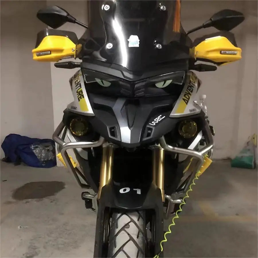 Angry Cat Eyes Reflective Helmet Stickers