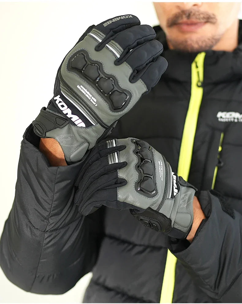 Komine GK-856 Sheepskin CE2 Motorcycle Gloves