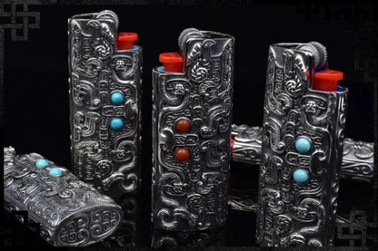 Silver Lighter Case Cover