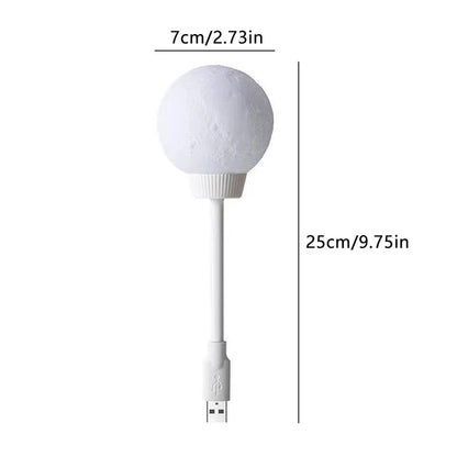 LunaGlow Voice-Controlled Night Light Lamp