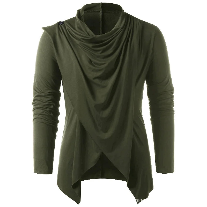 Chic Men’s Solid Cardigan: Casual Style Essential