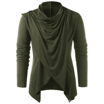 Chic Men’s Solid Cardigan: Casual Style Essential
