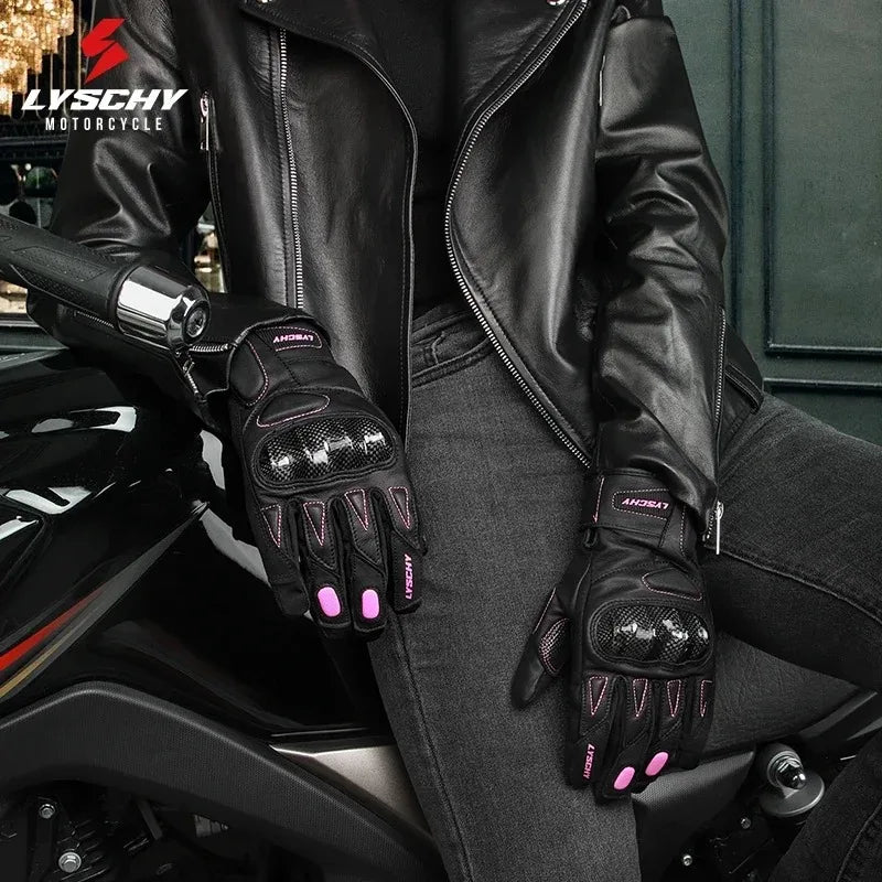 ThermoShield Carbon Fiber Motorbike Gloves